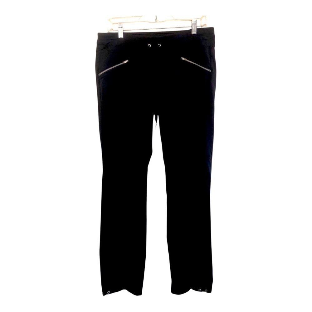 Athleta Metro Black Stretch with Zipper Pockets Active Pants Size M/L